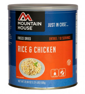 Mountain House ® Rice and Chicken (10 Servings) - EarthquakeKit.ca