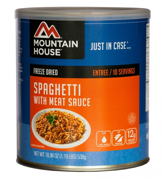 Mountain House ® Spaghetti with Meat Sauce (10 Servings) - EarthquakeKit.ca