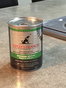354 Gram Can of Riplee's Ranch Premium Holistic Dog Food
