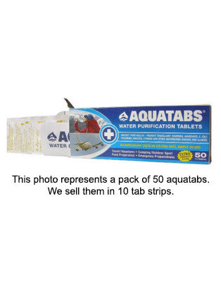 10 x Aquatabs Water Purification Tablets - EarthquakeKit.ca